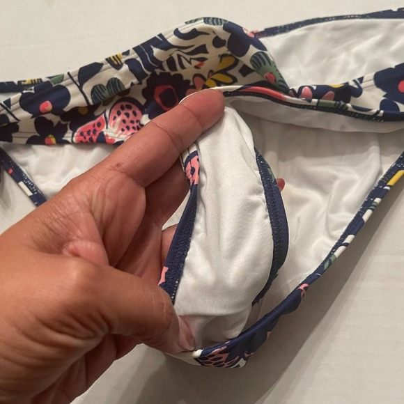 NWT Roller Rabbit Women's Chachas Side Tie Hipster Bikini Bottom Size Large - Picture 6 of 9